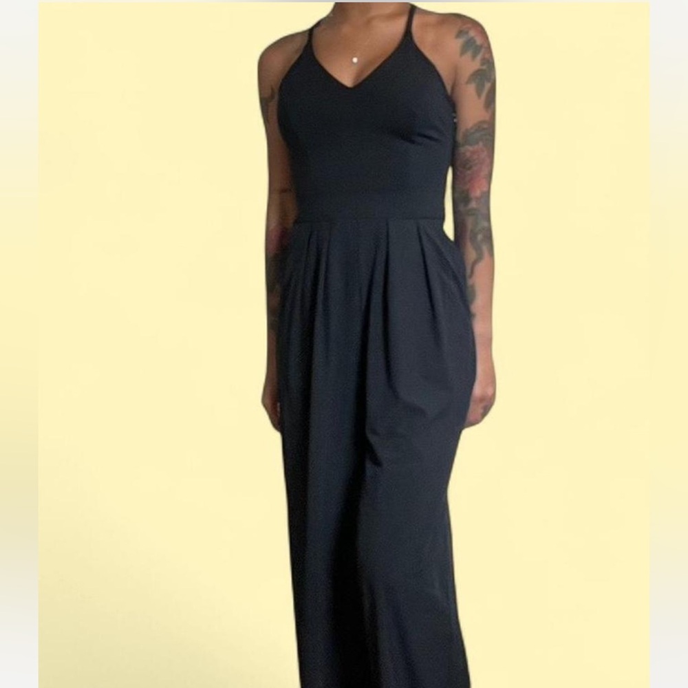Halara black jumpsuit